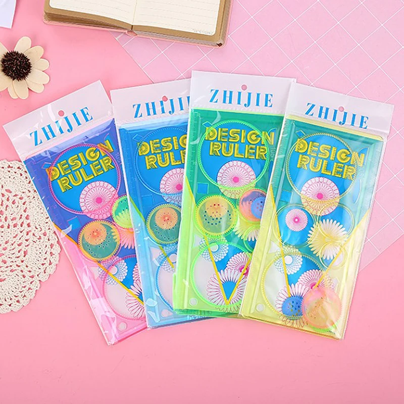 1pcs Geometric Ruler for Students Mathematics Drawing Drafting Tools Learning