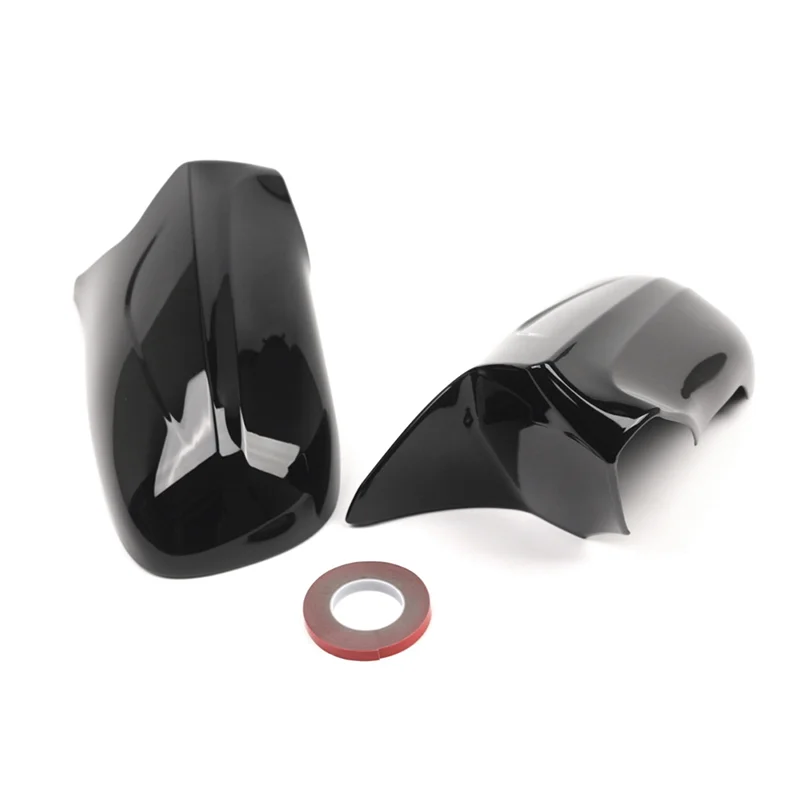 

Gloss Black Side Door Mirror Covers Caps For LEXUS LS600H 2007-2009 Base 8791053251 8794053250