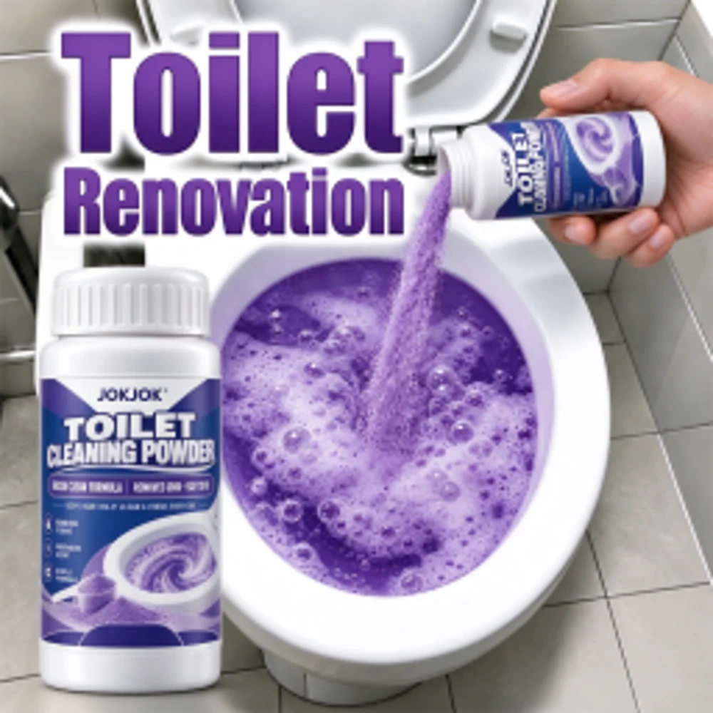 JOKJOK-Pipe Dredge Powder 100G, Dissolves Hair Grease Food Residue, Instant Drain Cleaner For Bathroom Kitchen