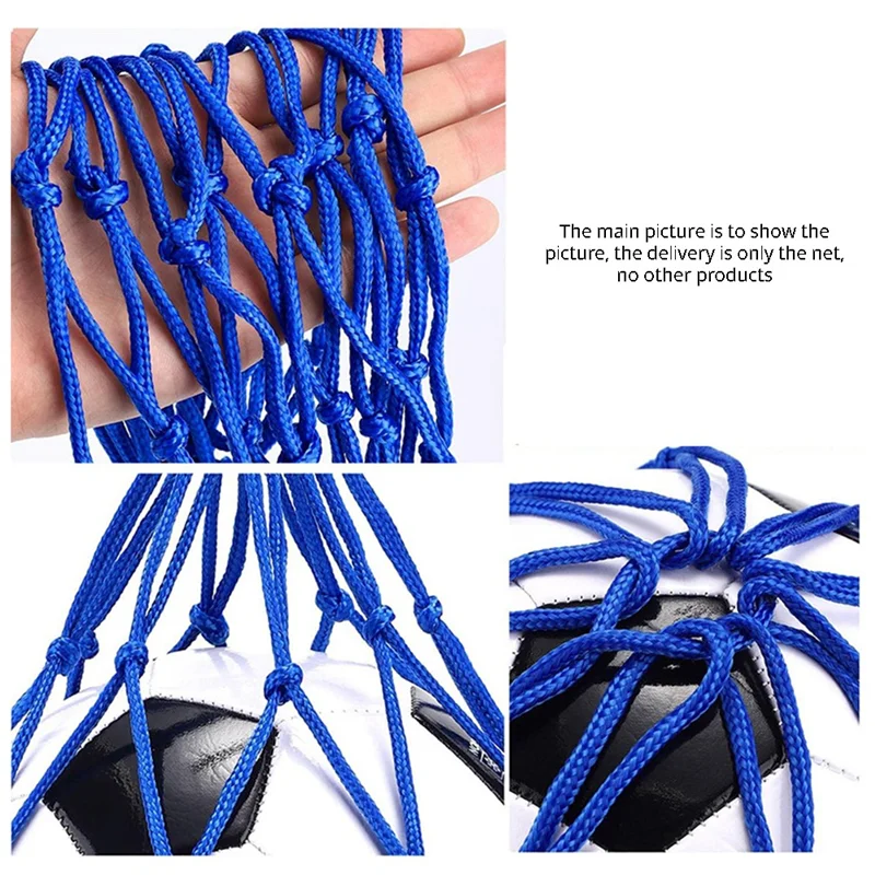 Saco de bola portátil, saco de rede de bola de futebol, criptografia em negrito + cinto-B60B