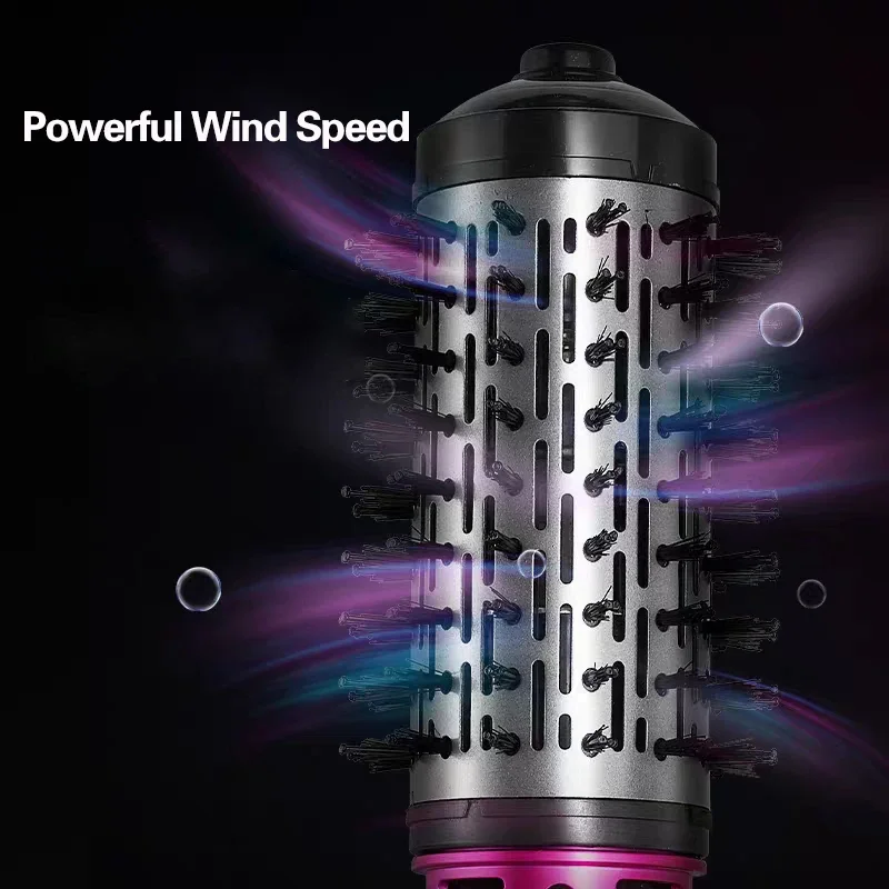 Electric Hot Air Brush 2-in-1 Curling Comb Constant Temperature Hair Dryer Wave & Straightening Tool