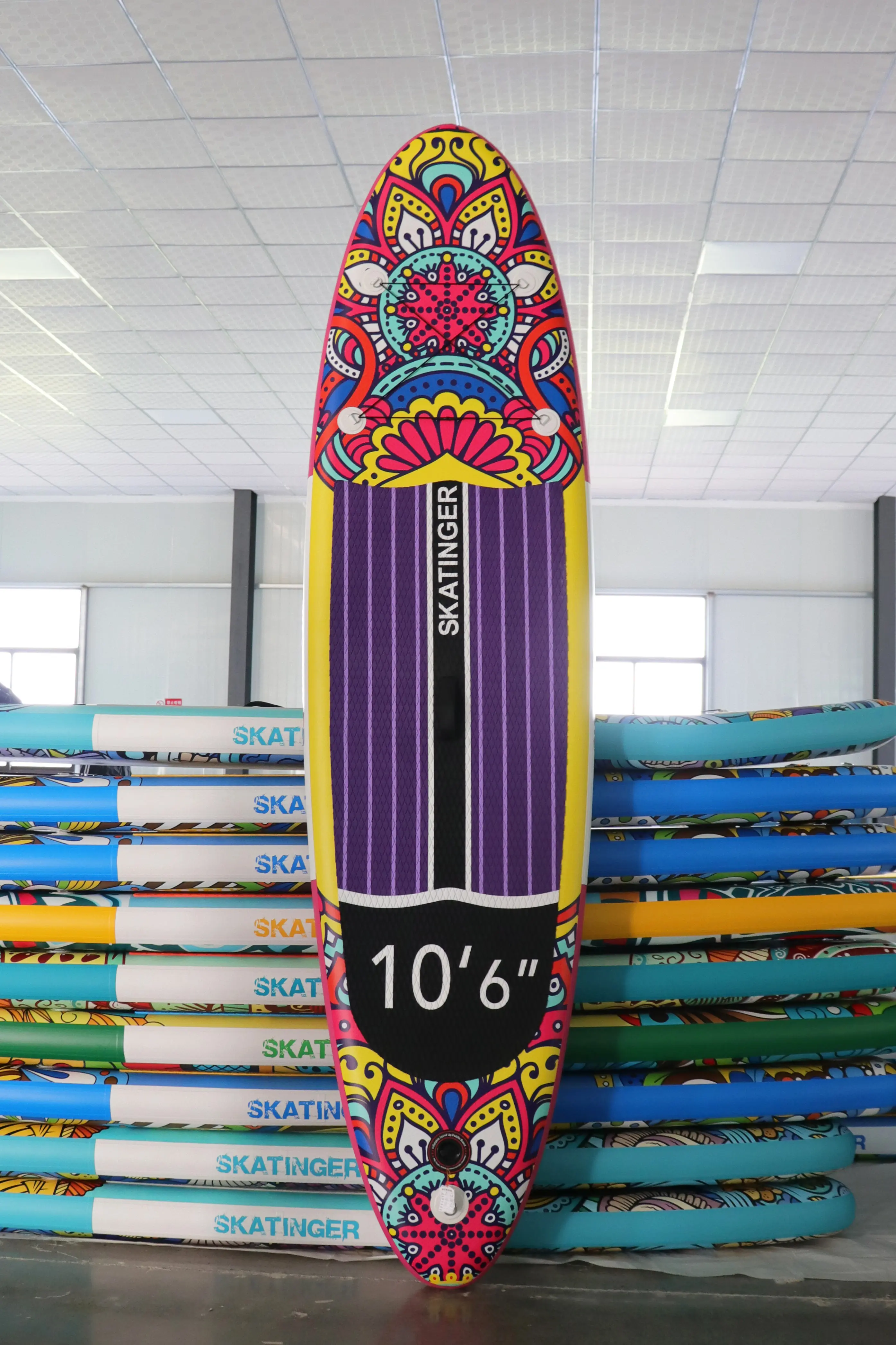 China factory OEM 10'6 inflatable paddle board standup paddleboard surf board inflatable board sup paddle surf water sports