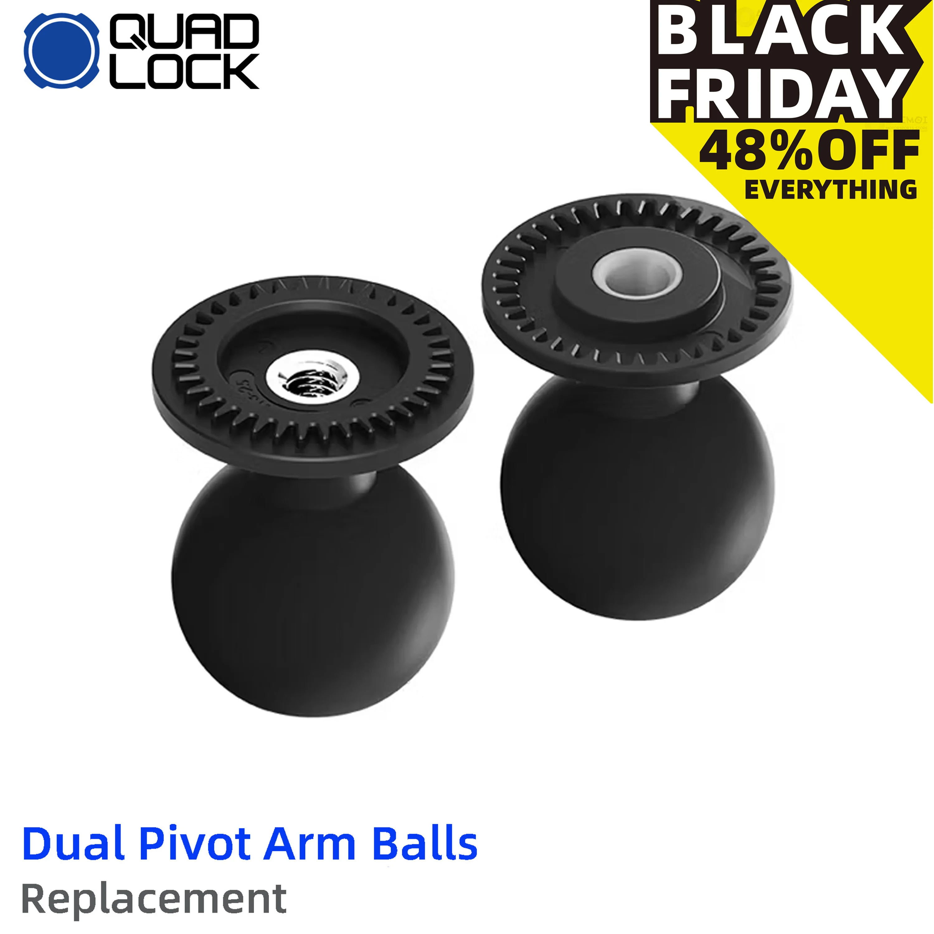 Quad Lock Replacement - Dual Pivot Arm Balls motorcycle parts