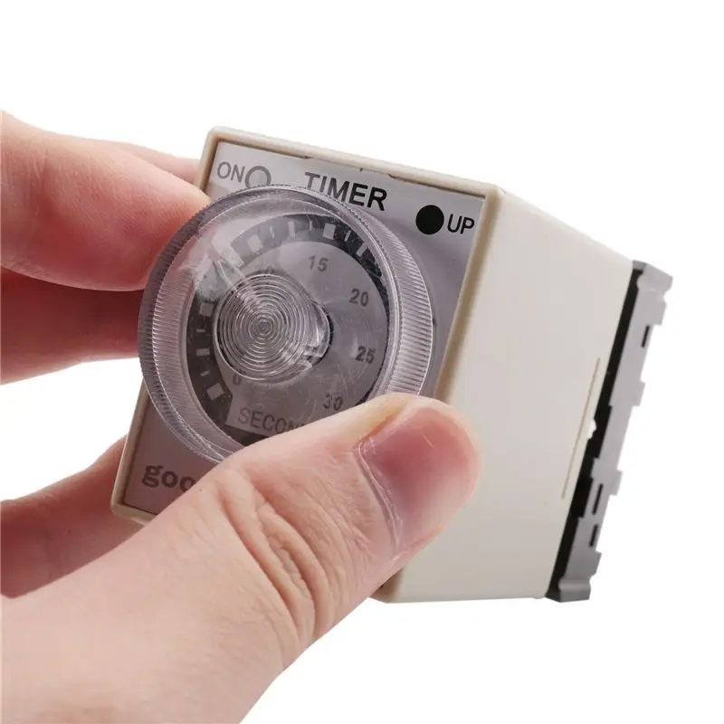 A84X-3X DC 12V 0-30 Seconds 30S Electric Delay Timer Timing Relay DPDT 8P W Base