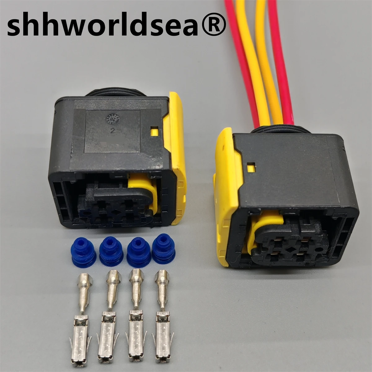 

Shhworldsea 4-контактный автоматический IP67 автоматический электрический разъем «папа-мама» 1- 1418390 -1 1- 1703818 -1