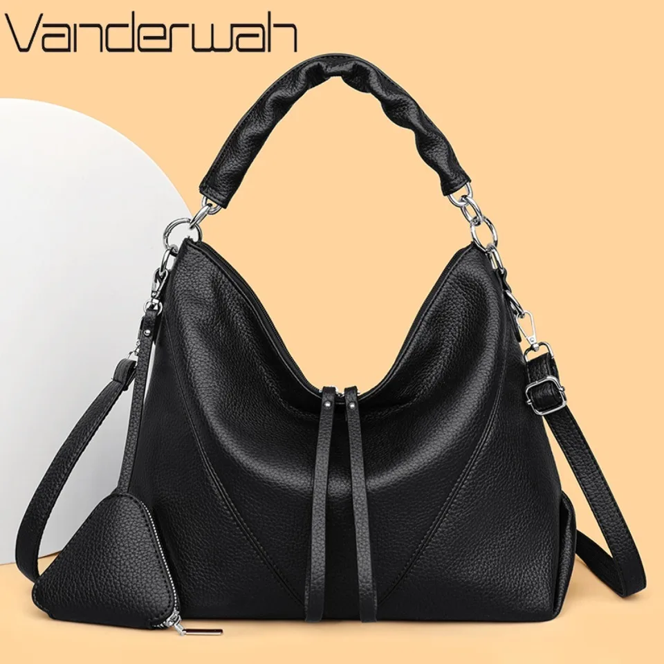 Luxury Handbags for Women Designer Soft Pu Leather Large Shoulder Crossbody Messenger Bag Female HIgh Quality Commute Sac A Main