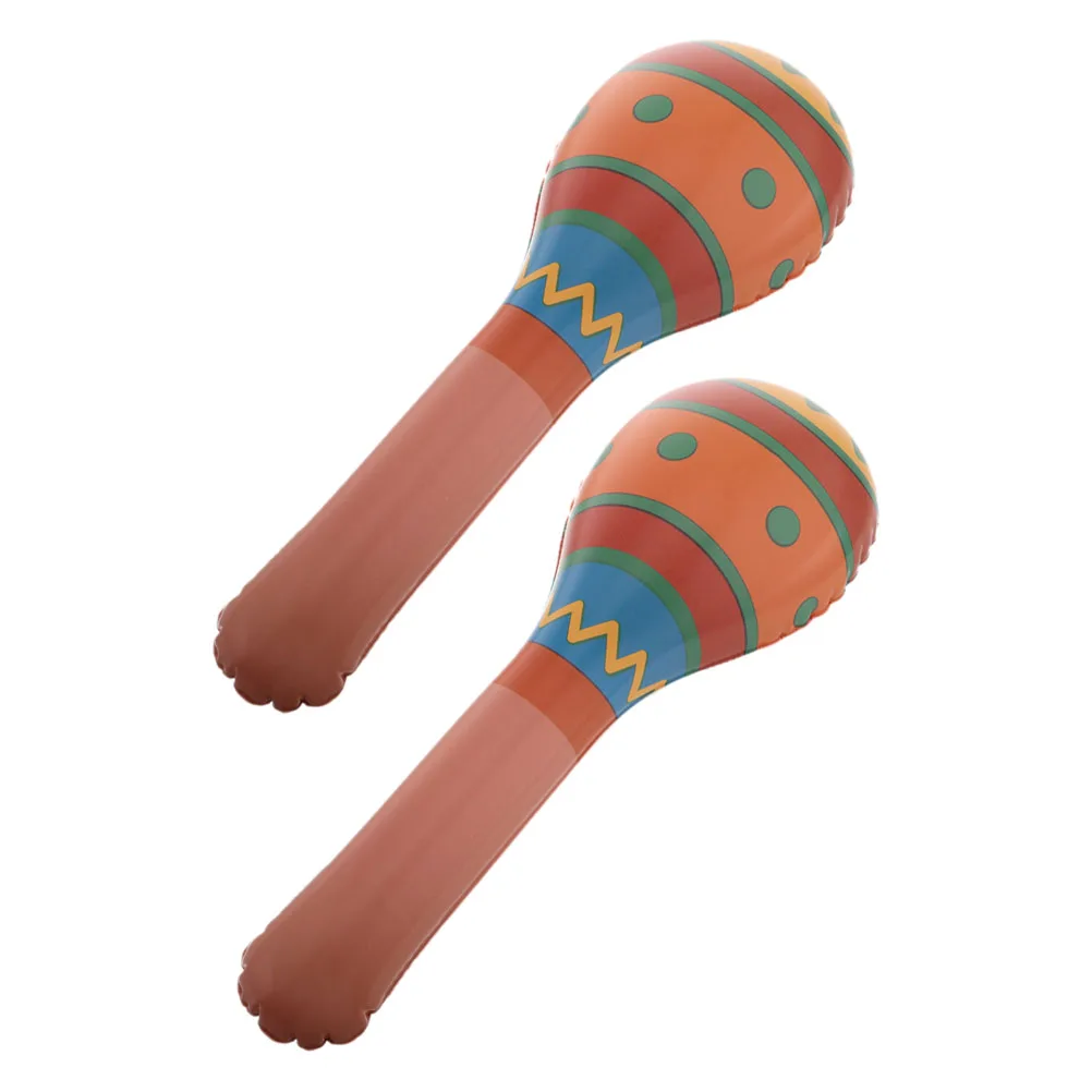 2 Pezzi Martello di Sabbia Gonfiabile Musicale, Decorazioni Colorate per Feste di Compleanno in Stile Messicano, Leggero