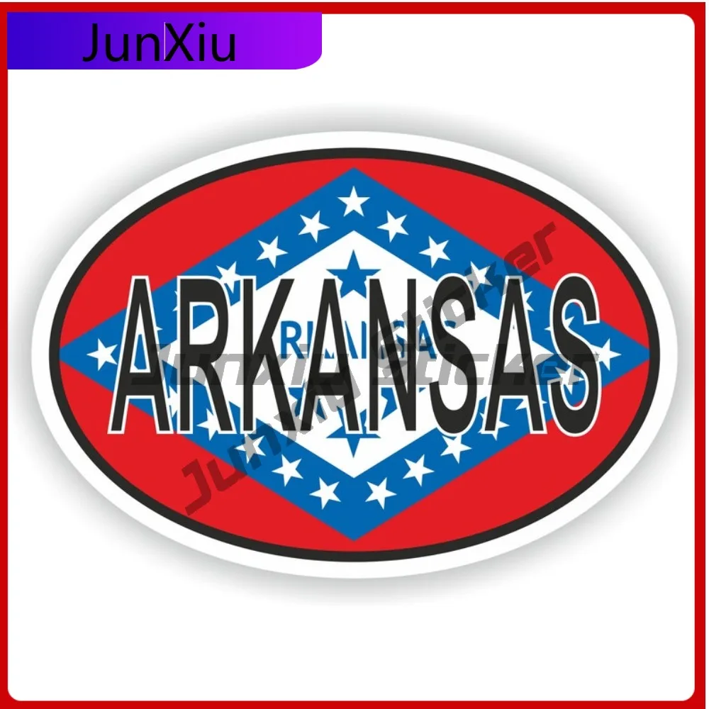 

Arkansas Usa City Oval Flag Sticker Scratch Cover Vinyl Decals Graphics Waterproof Decals Auto Rv Stickers Graphics Decals Stick