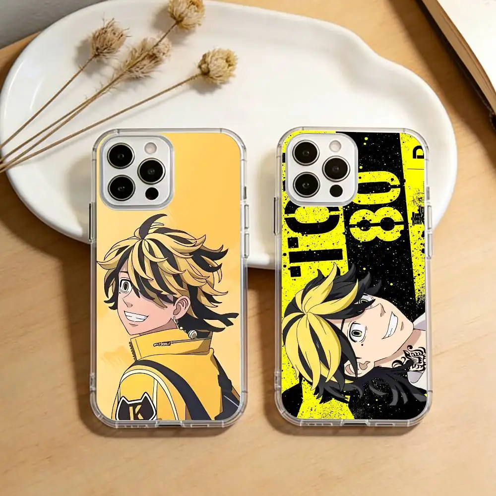 K-Kazutora Hanemiya  Phone Case For iPhone 17 16 15 14 13 12 11 Mini Pro Max Plus Transparent Cover
