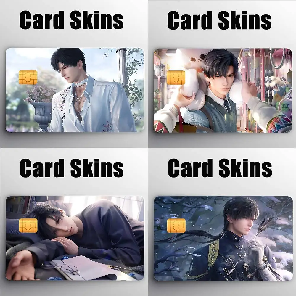Love And Deep Space Zayne Credit Card Skin Stickers Matte Anti Scratch Suitable For VISA Card Bus And Subway Contactless IC Card