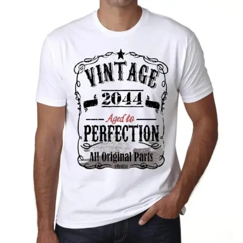 Heren Grafisch T-Shirt Alle originele onderdelen verouderd tot perfectie 2044