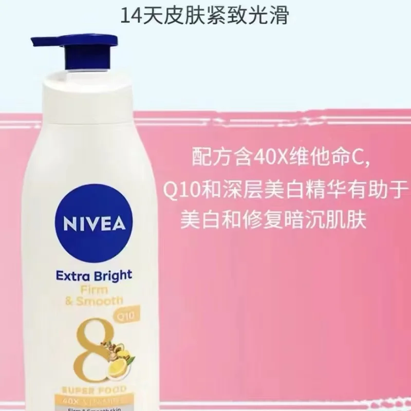 Nivea Q10 Firming Bouncing Body Lotion Hydrating Moisturising Vitamin C Brightening Moisture Essence Smoothing Body Skin Care