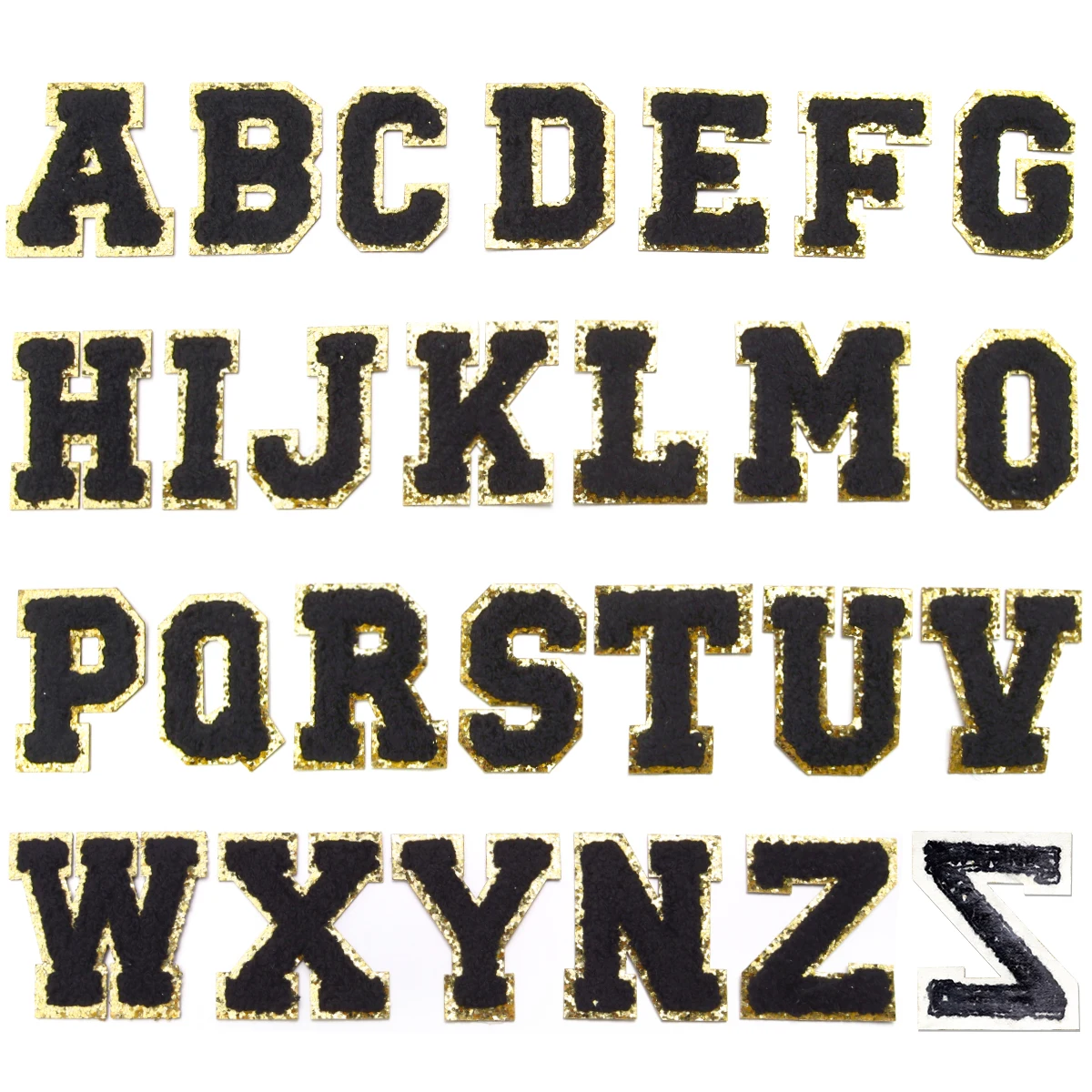 26 Stks/partij Kleur Letter Patches Borduurwerk Alfabet Strijk Patch Stof Voor Tassen Handwerk Kleding Diy Naaien Appliques Benodigdheden