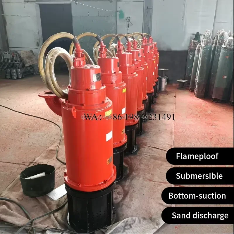 Wmwmnu for Submissible 7.5hp 10hp High Efficiency Wear Resistant 8 Inch Bearing High Pressure Sewage Sand Dredge Slurry Water