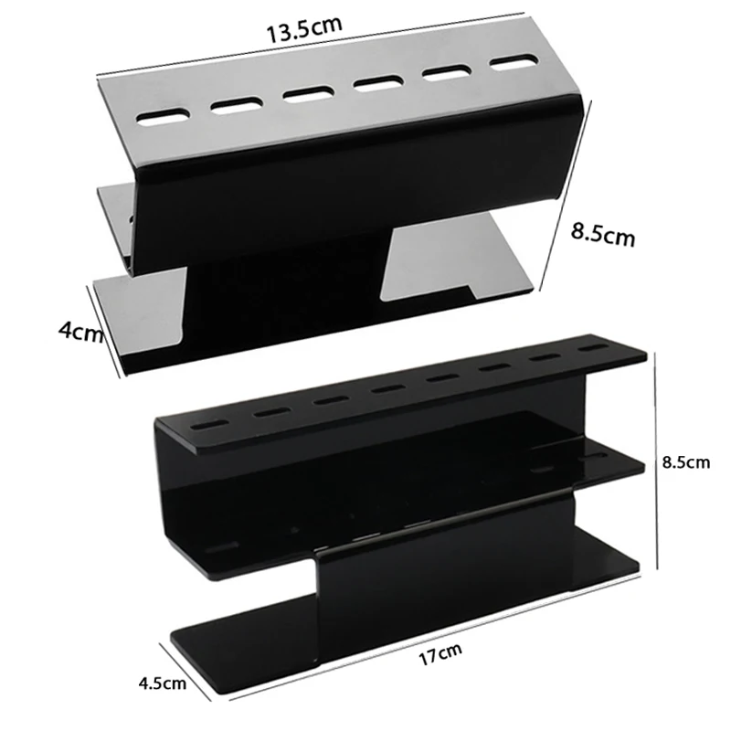 Stojak na pęsety do rzęs, organizer na pęsety, uchwyt na narzędzia do przedłużania rzęs, półka do makijażu, 6/8 otworów, 2027