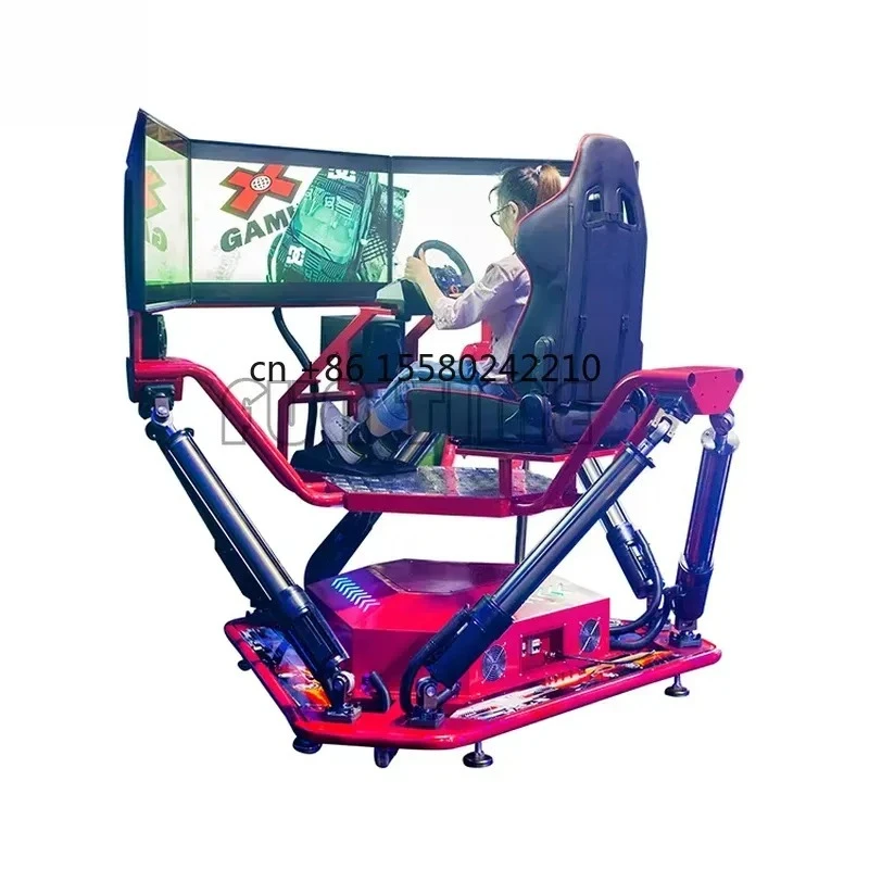 for FunTime High Speed Virtual Reality Car Driving Simulator 3D Racing Game Machine for VR Amusement Park Entertainment