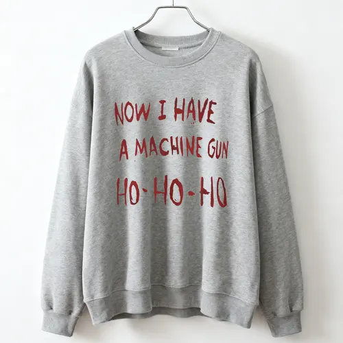 Imagen 2 del producto Ahora tengo una ametralladora Die Hard Mclane Naktomi Plaza Jersey unisex Suéter Hombres Mujeres Nuevo en sudaderas con capucha y sudaderas Jersey