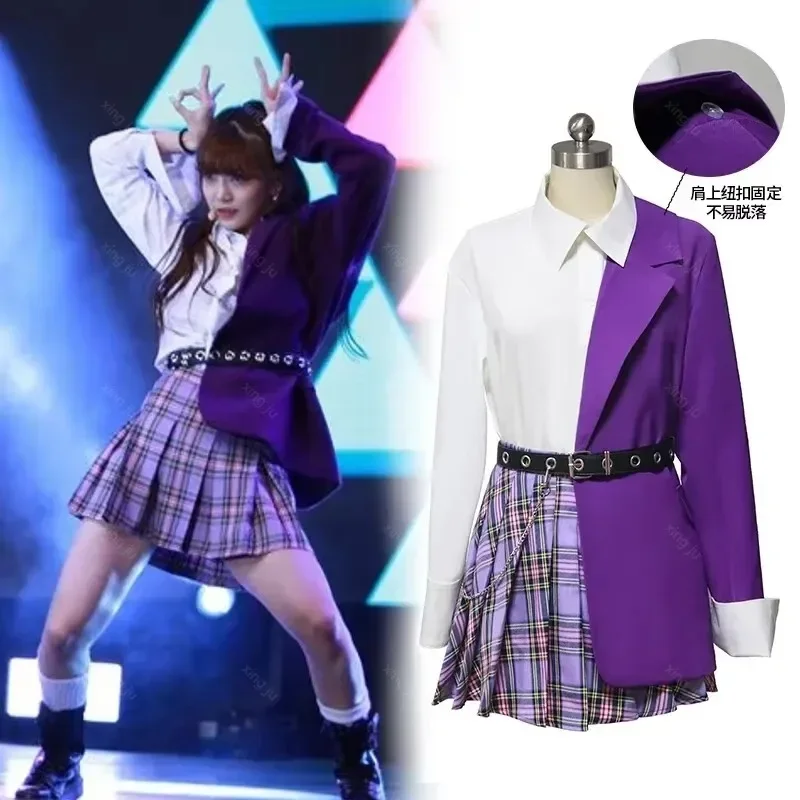 

Women Group Cheerleaders Hip Hop Street Dance Wear Cosplay Costumes Stage Clothing Nightclub Dj Stage Performance Rave Outfit
