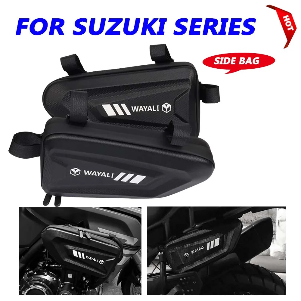 For Suzuki V-Strom 650 250 DL650 XT V Strom 1000 1050 XT DL1000 DL1050 Hard Shell Triangle Side Bag Waterproof Storage Tool bag