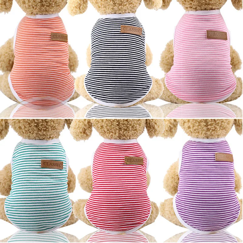

Dog Clothes Summer Pet Vest Sweatshirt Sleeveless Hoodies T-Shirt For Small Medium Dogs Shih Tzu Chiwawa Puppy Cat Vest Shirt XS