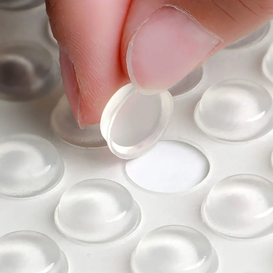 30/32/100/128pcs/Silicone collision pads, furniture cushioning and noise reduction stickers, shock absorption