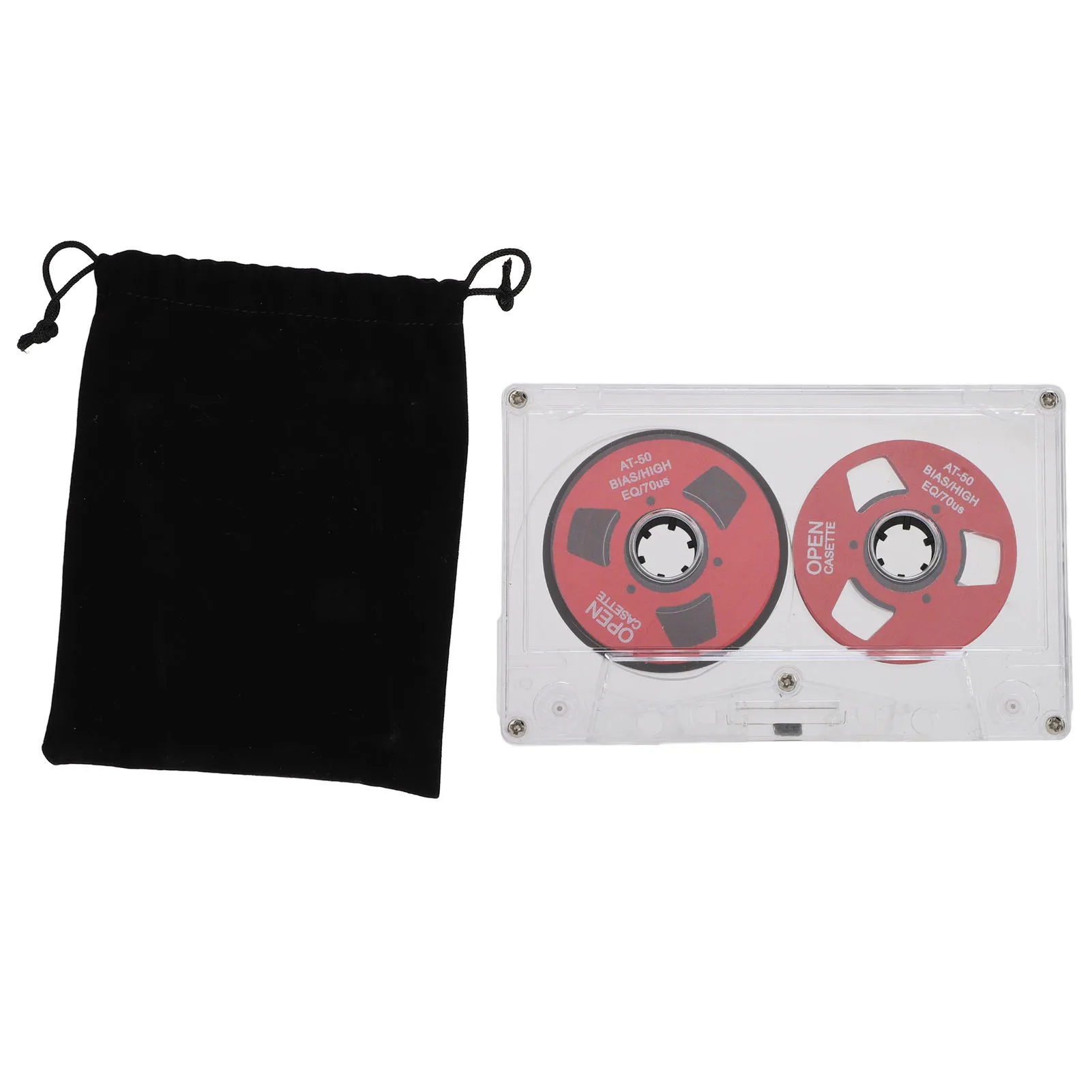 Metalen Reel-to-Reel blanco cassetteband Lege geluidscassetteband 50 minuten dubbelzijdig aluminiumlegering voor muziekopname