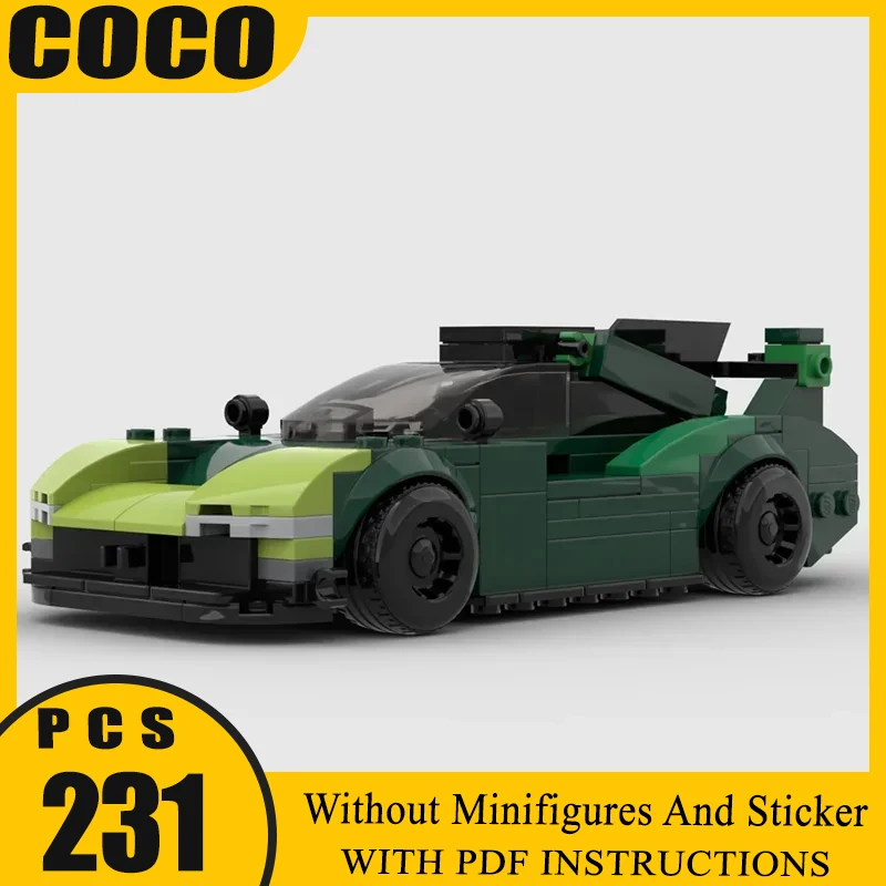 

Moc Building Bricks Van well 680 Champion Speed Cars Model Technology Modular Car Blocks Construstion DIY Assembly Toy Gifts