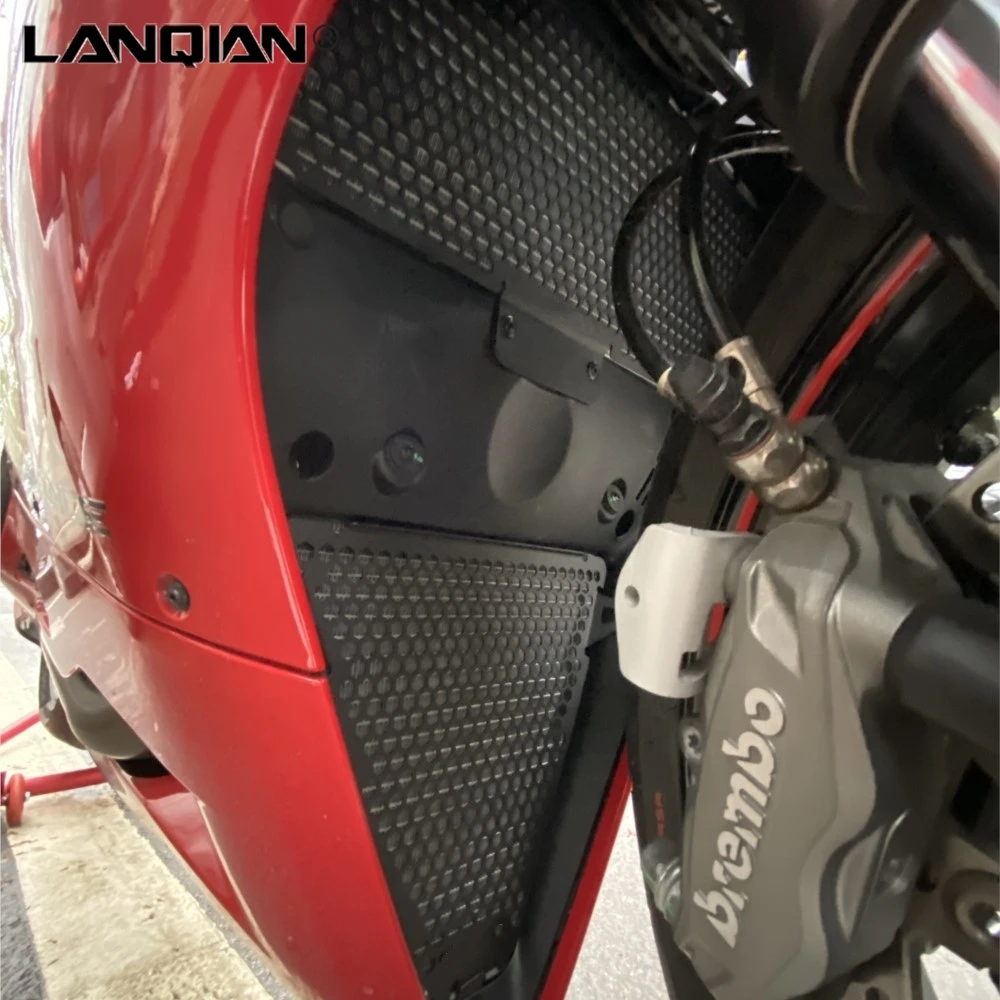 

For Ducati Panigale V2 899 959 Corse 1199 1299 Superleggera R FE Panigale Lower Radiator Grill Cover Oil Cooler Protector Guard