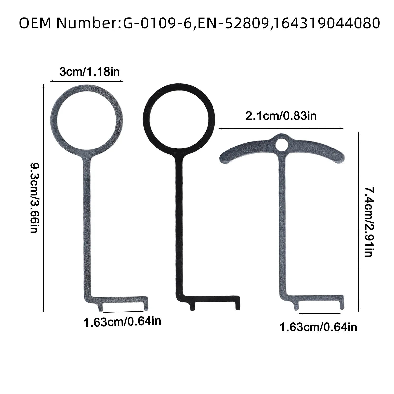 3 Pcs Timing Belt Test Tool For PureTech 1.0 1.2 For Opel For 3 Cylinders For PSA EB0 OEM Number:G-0109-6,EN-52809,164319044080