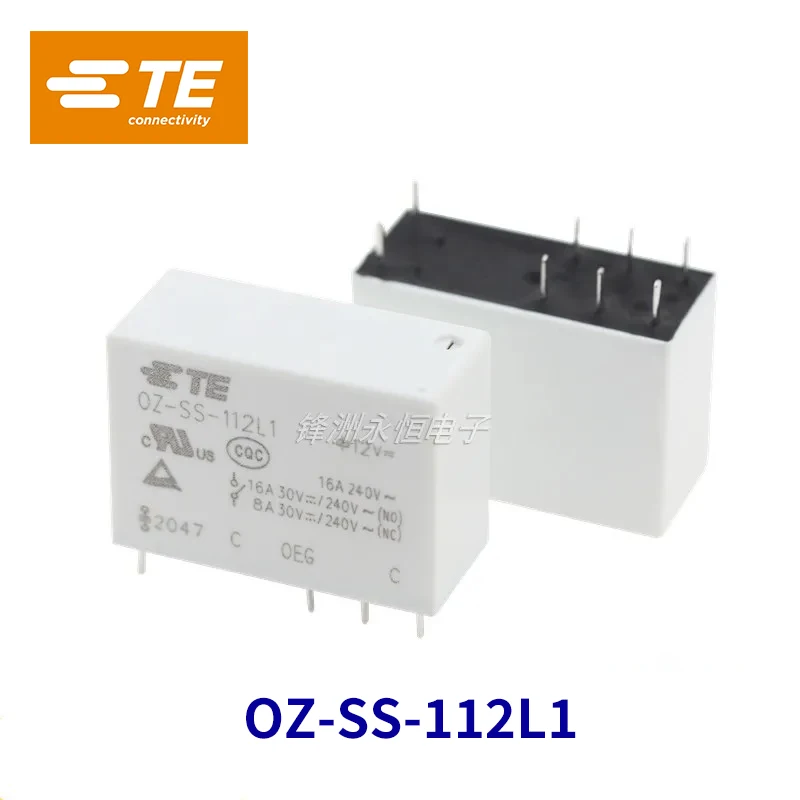 1Pcs OZ-SS-112L1 OZ SS 112L1 12VDC 12V relay 16A 8PIN TE Original New