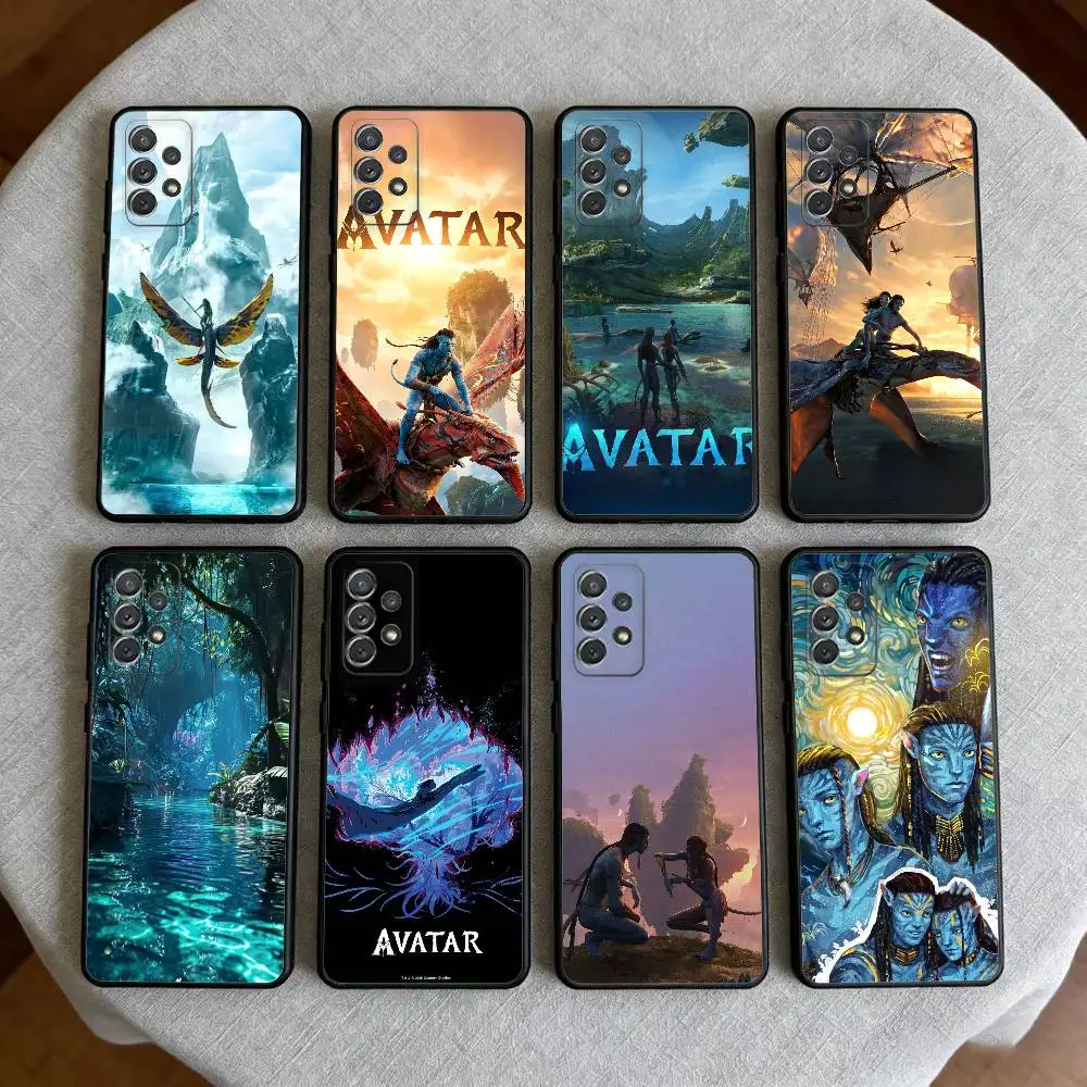 

A-Avatar Fire and Ash Hot Movie Phone Case For Samsung Galaxy A73,A72,A71,A70,A53,A52,A51,Soft Silicone Black Cover