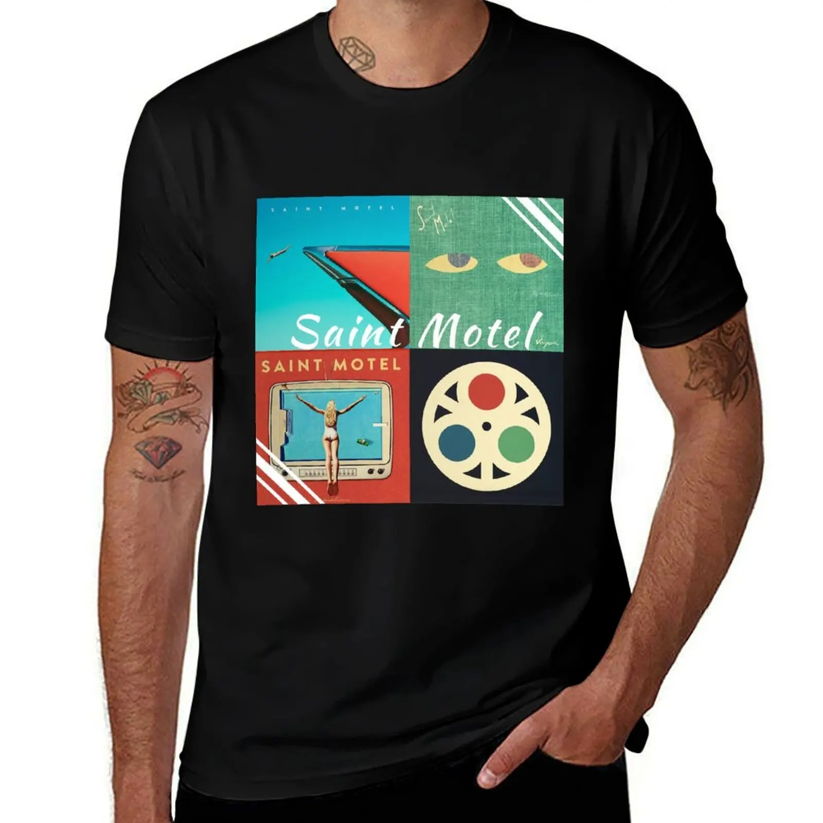 Saint Motel Album Cover Poster T-Shirt Simple Graphic Design T-Shirt