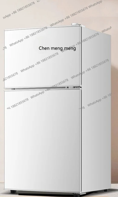 First-class energy efficiency, for small rentals in household dormitories, power-saving office double-door refrigerators