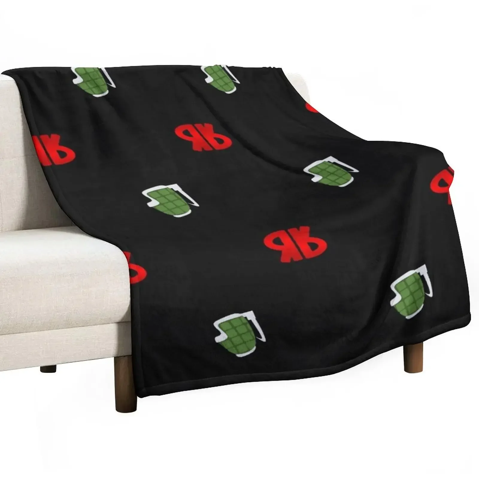 Kiribaku Symbols Throw Blanket for winter Decorative Sofa Sofa Blankets