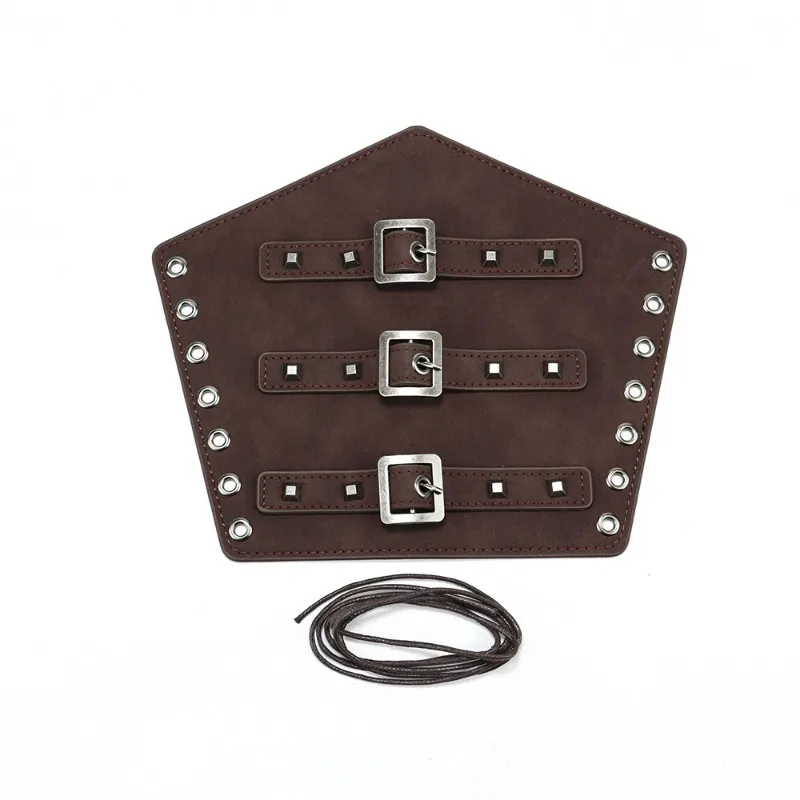 Stroje i rekwizyty transgraniczne Średniowieczne męskie skórzane bransoletki Vintage Punk Bransoletki Karnawałowe Akcesoria do kostiumów Cosplay Bransoletki