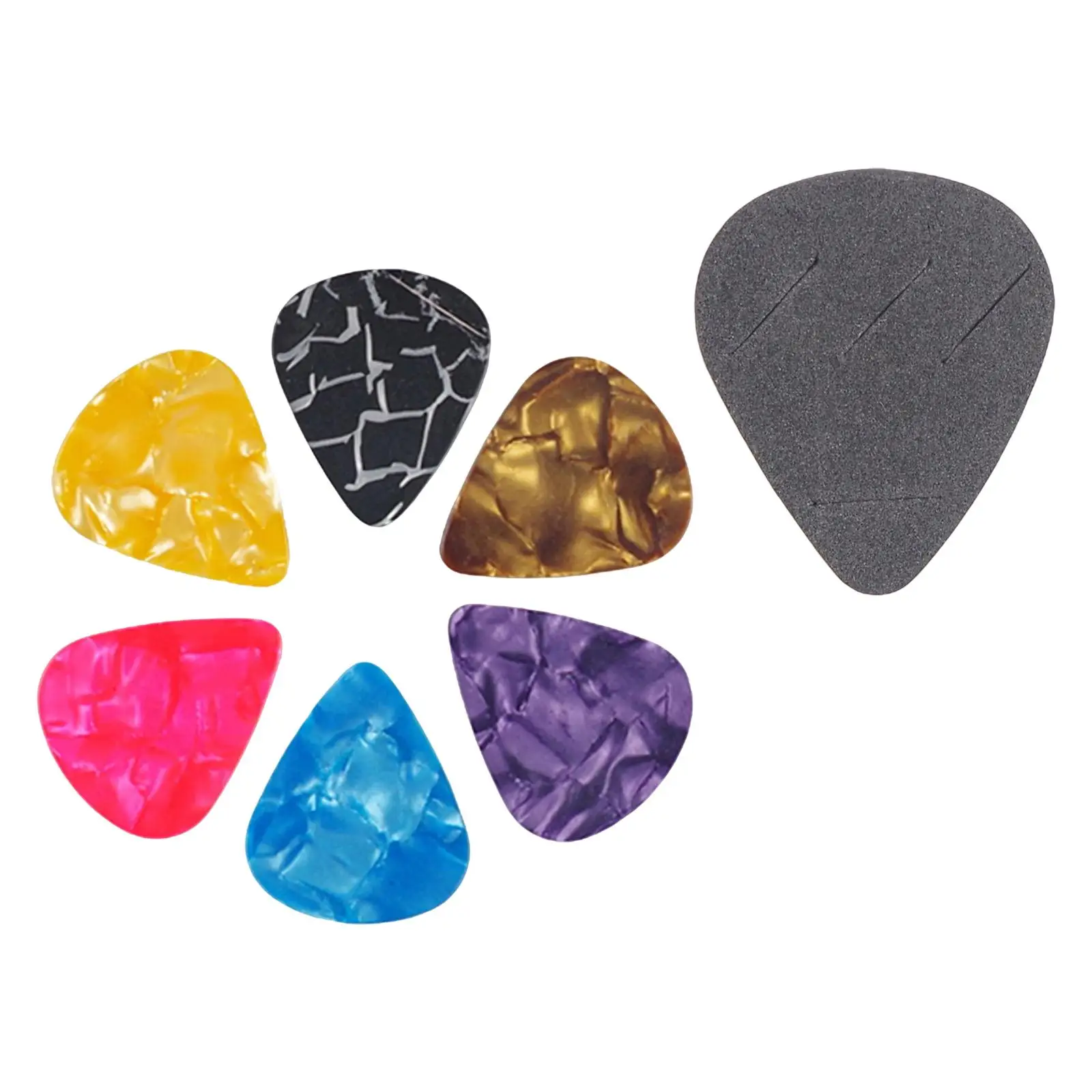 2x Guitar Pick Non, Guitar Picks Accessories Comfortable Guitar Accessories Guitar Pick Holder, for Bass Electric Guitar