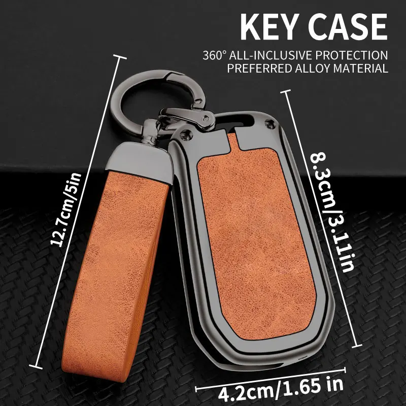 Zinc Alloy Car Key Case Cover Protector Shell for Peugeot 208 2008 308 3008 301 RCZ 508 408 2008 307 For Citroen C3 C4 Berlingo
