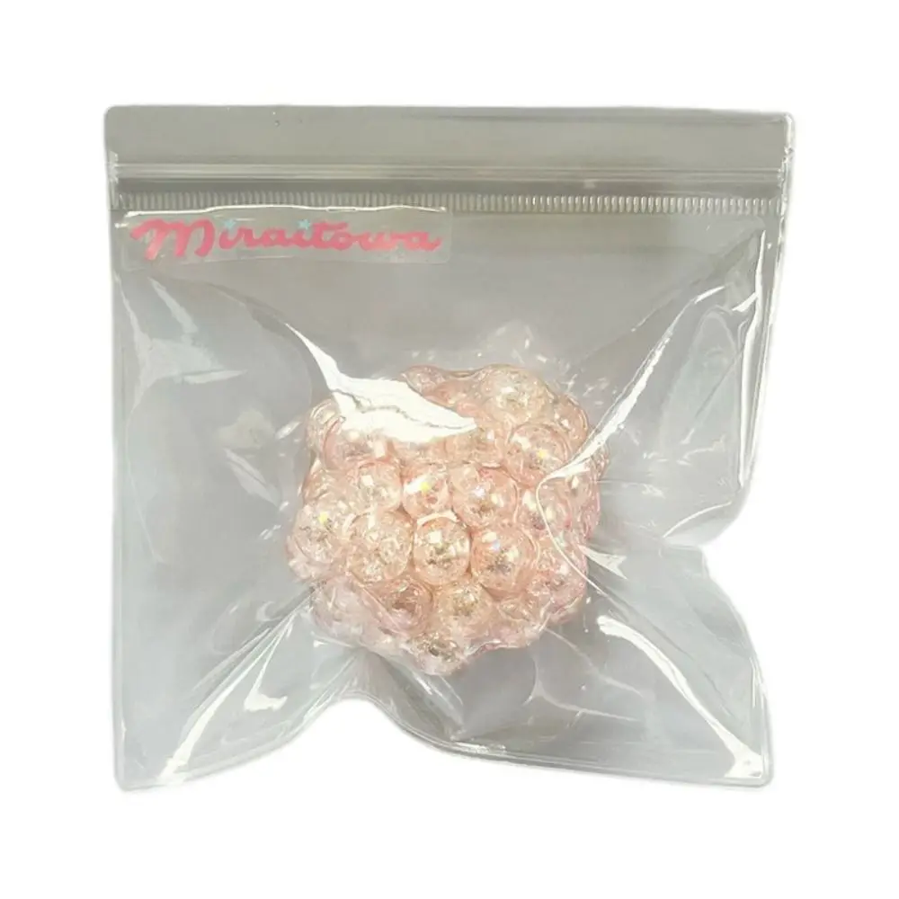 Pearl Disk String Slow Rising Sticky Pearl Super Soft จําลองช้า Rebound ไข่มุกของเล่นยืดหยุ่นไข่มุกสีสันบีบของเล่น