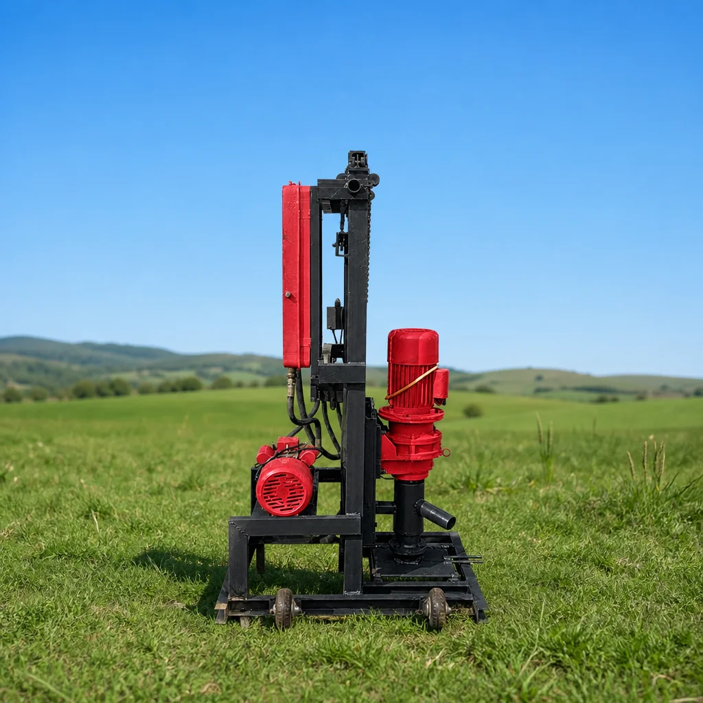 Customized Compact Type Hydraulic Driven Easy Operation Water Well Drilling Machine 100 Meter Depth for Small Farm Water Wells