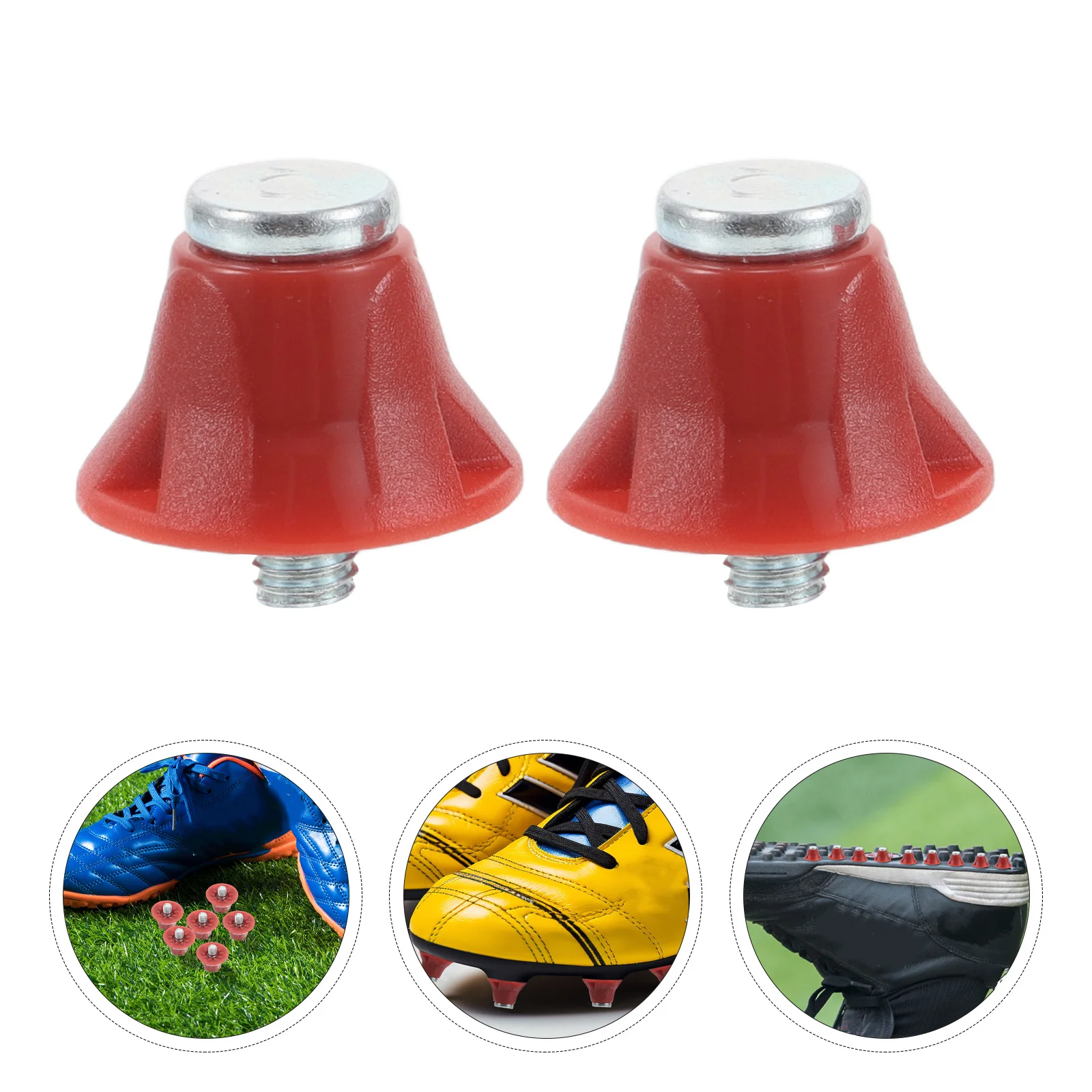

12Pcs Replaceable Football Shoe Studs Metal Plastic Anti Slip Nail for Training Competition Lightweight Cleat Parts Suitable All