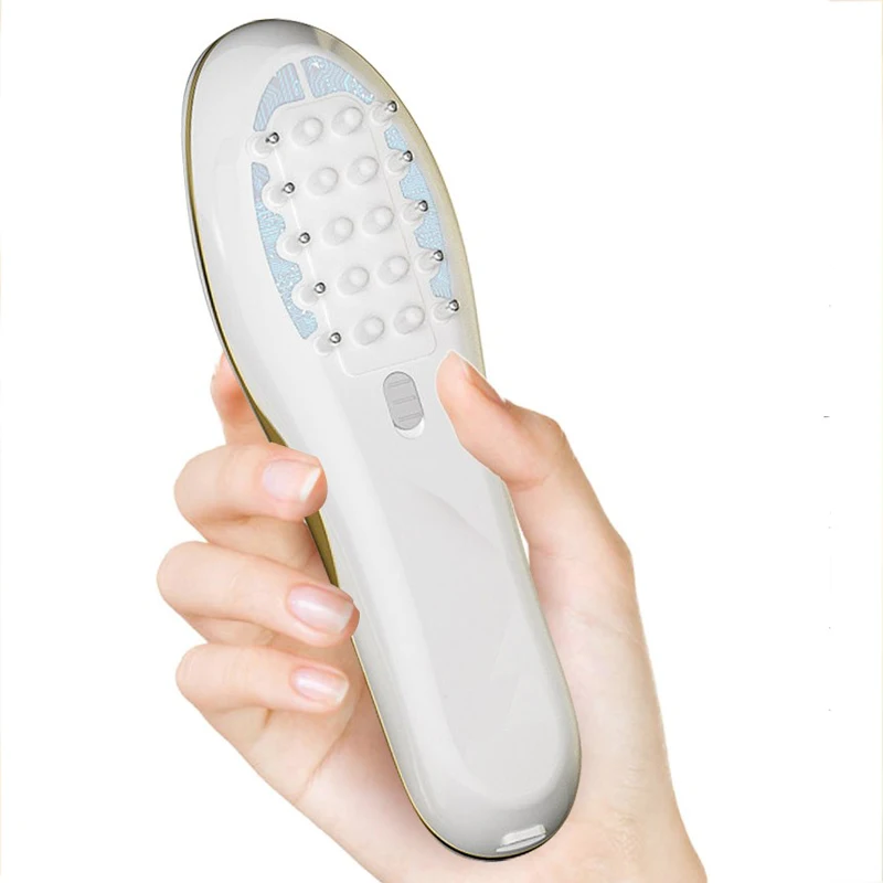 Electric Laser Hair Growth Comb Anti Hair Loss Massage Therapy Infrared Red Light Ions Vibration Massager Brush