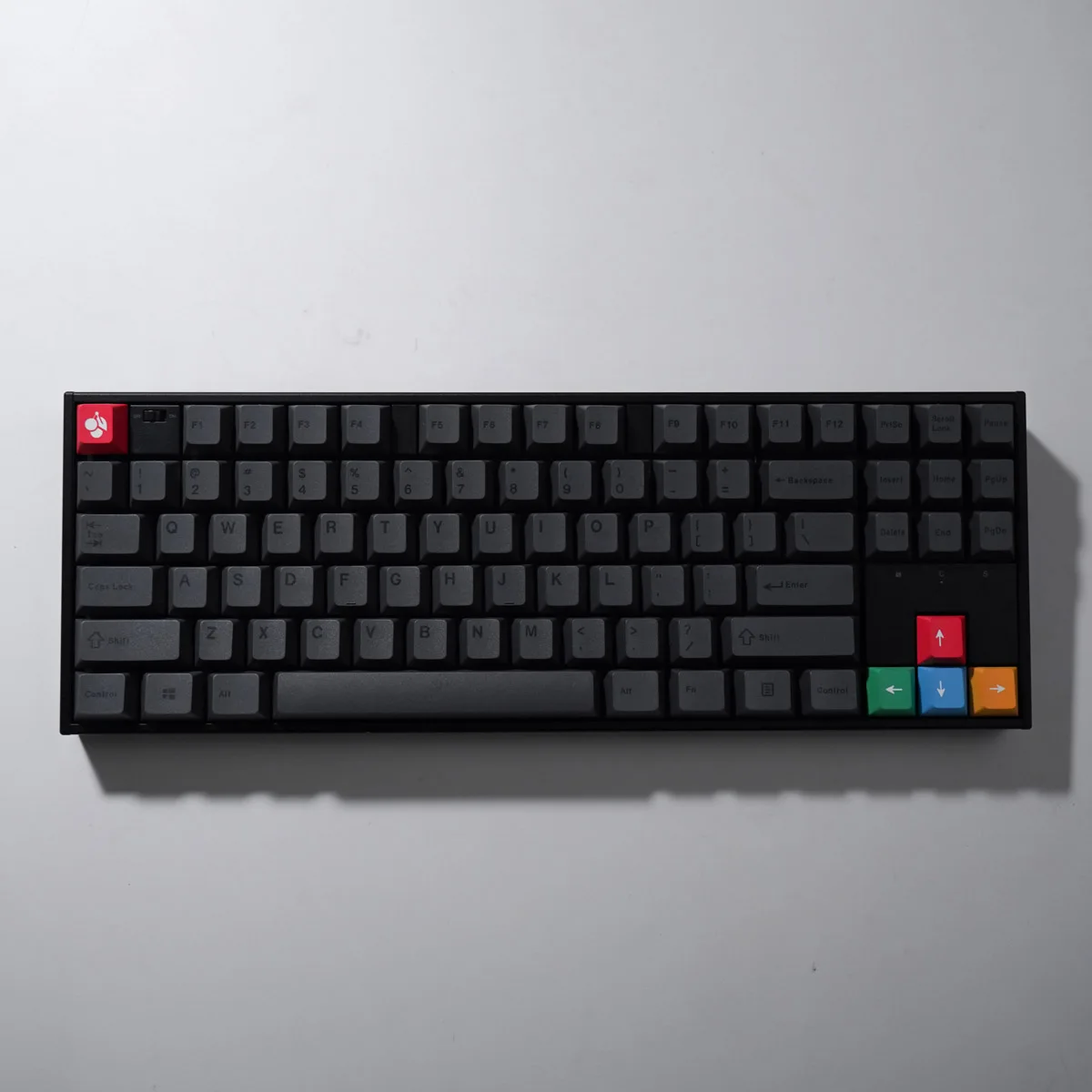 Black Full Set Mechanical Keyboard Keycaps Cherry Profile PBT Keycaps Dye Sublimation 61 64 Layout Keyboard Key Caps