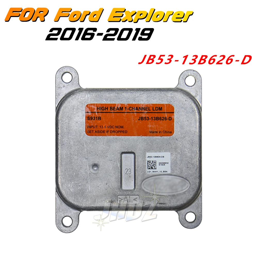 

Original Headlight Ballast Control Unit JB53-13B626-D For 2016-2019 Ford Explorer LED Headlight High Beam Control Module