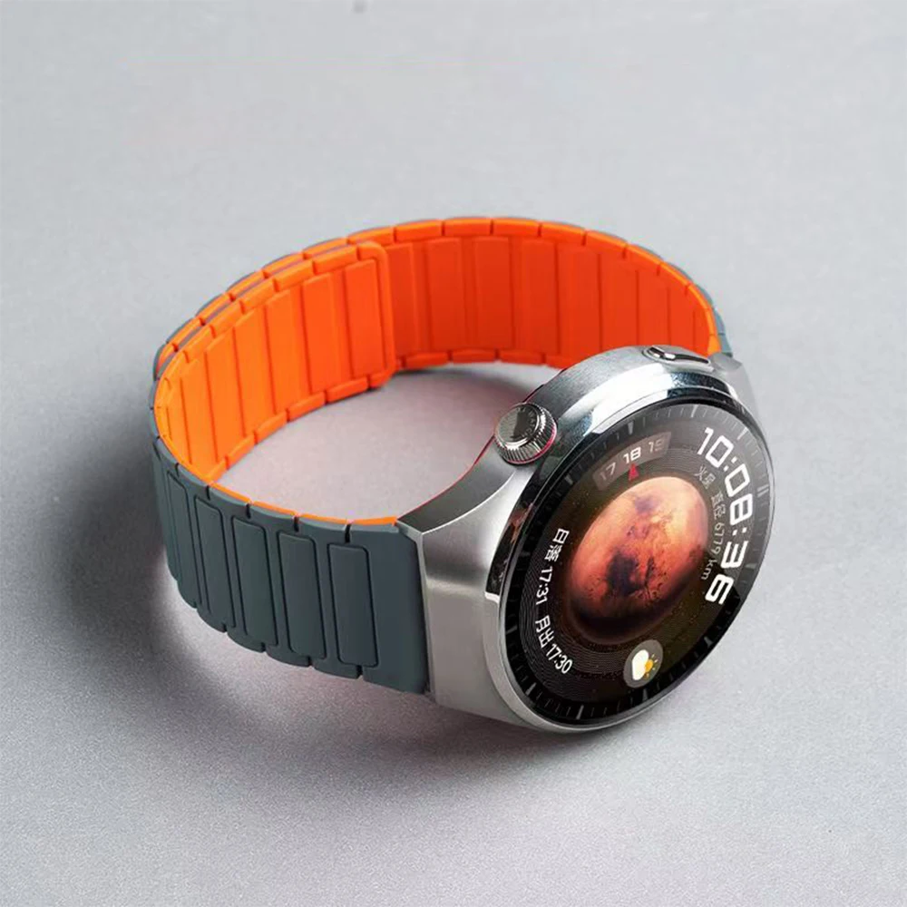 Bracelet magnétique en Silicone souple, 22mm, pour Huawei Watch 4/3 Pro GT4/3Pro 46mm, pour Amazfit Balance GTR 4/3/2 47mm