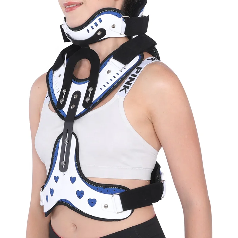 TJ-NM001 Manual Pump Inflatable Neck Brace Fixer Home Cervical Vertebra Correction Neck Support Physical Therapy Equipment