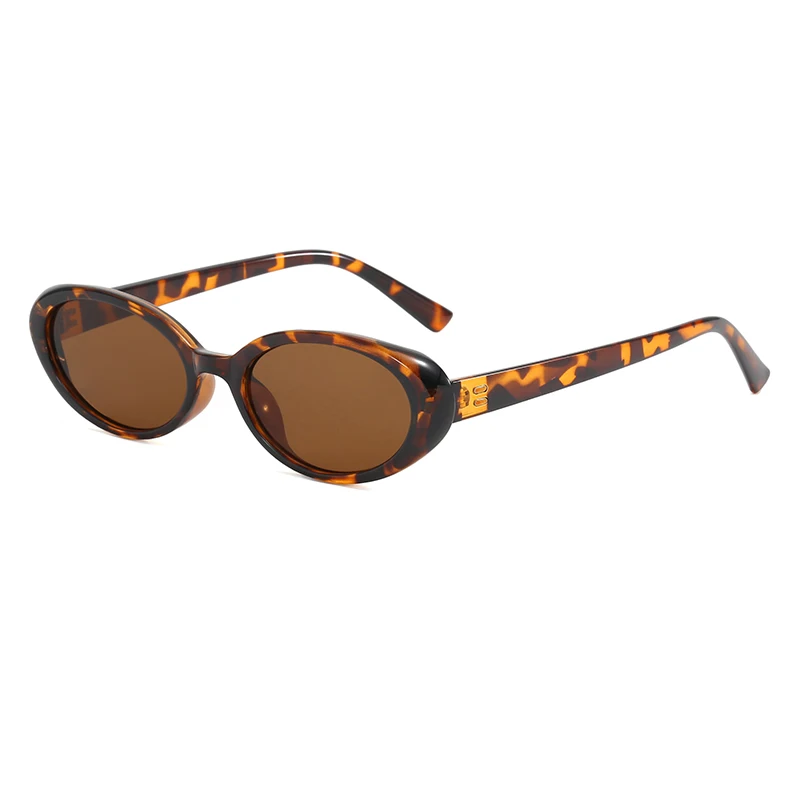 Small Oval Women's Sunglasses New Fashion Hot Sun Glasses Female Retro Colorful Shade Eyeglasses UV400 image 4