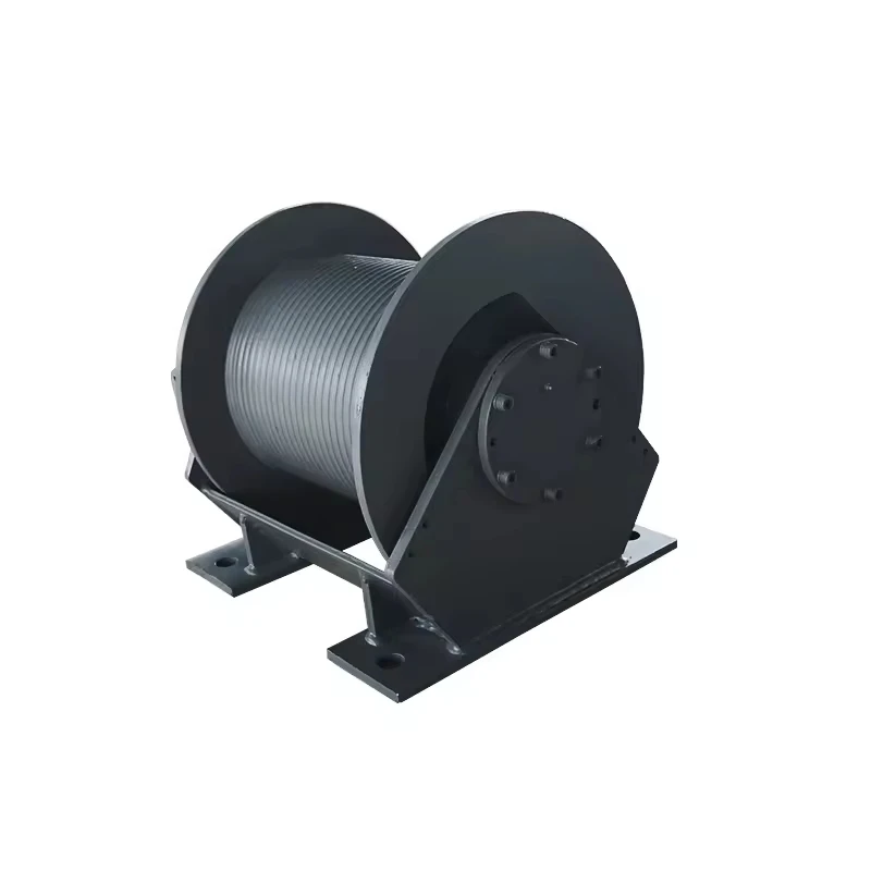 

Powerful High Speed Hydraulic Logging Towing Offshore Winch Single Drum Double Drum Hydraulic Winch for Marine Work