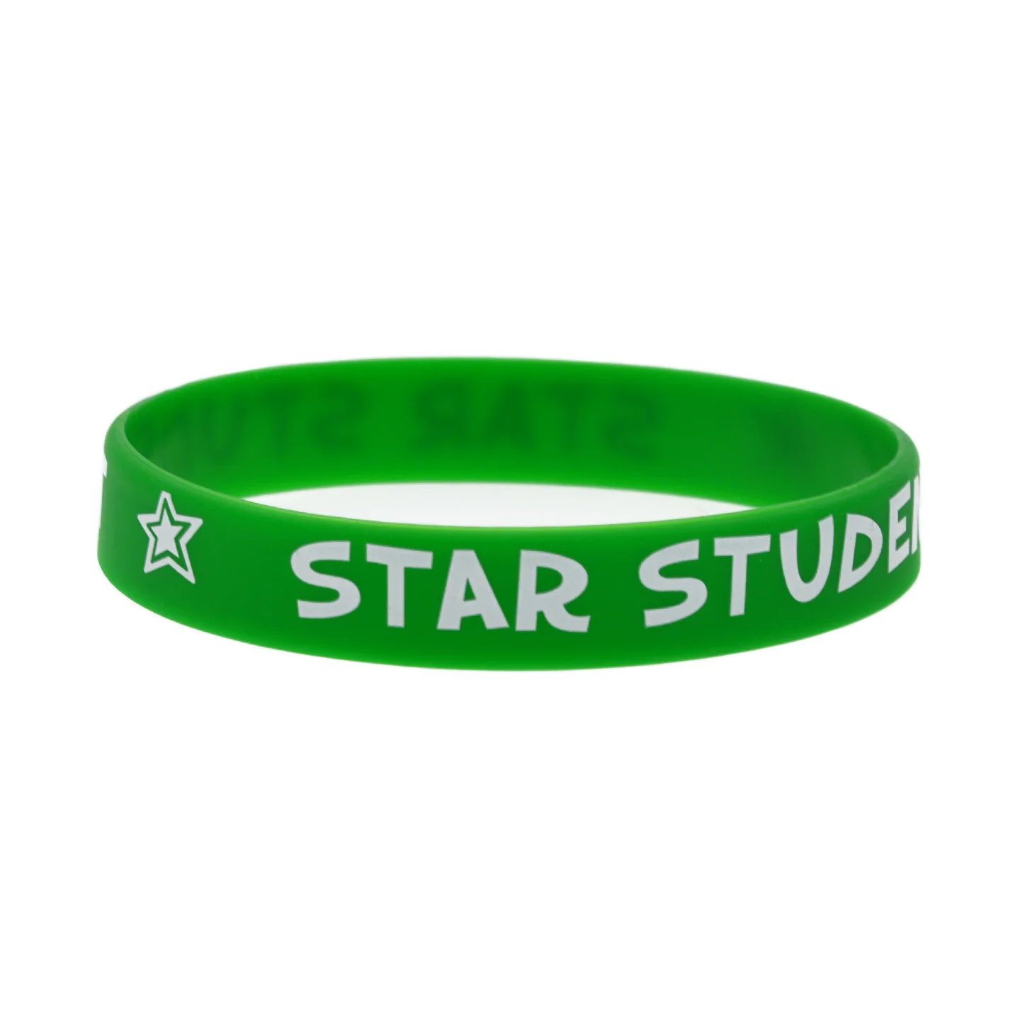 50 Stück STAR STUDENT Silikon-Armband, Zubehör für die Feier von Schülerleistungen, für Schulveranstaltungen, Partygeschenke, Armband – Detail 1