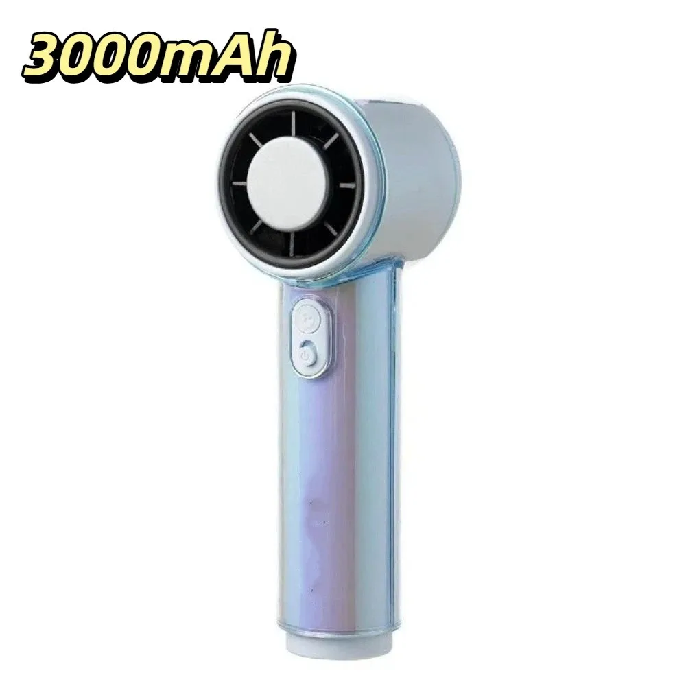 

Fast Air Speed Portable Handheld Fan Smart Digital Display High-Speed Airflow USB Rechargeable Fan Lightweight Compact Design