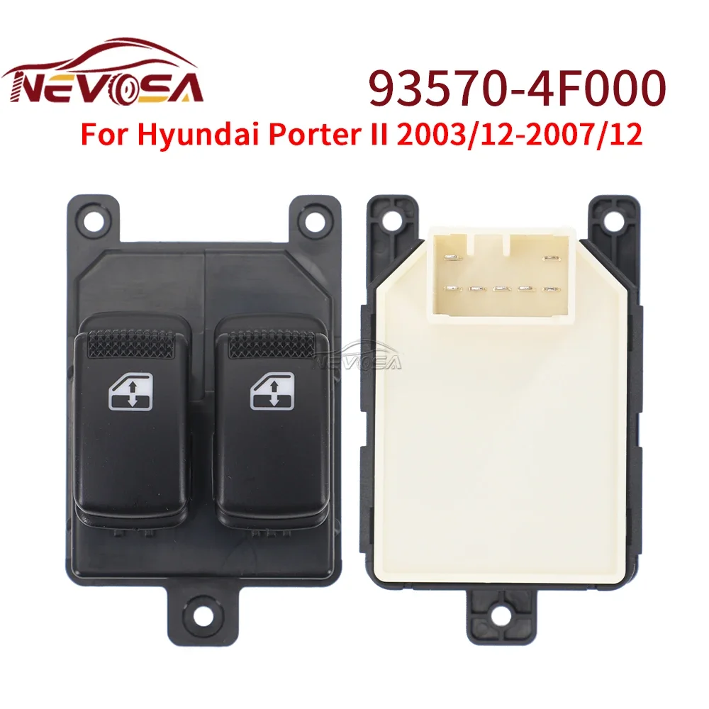 For Hyundai Porter II 2003 2004 2005 2006 2007 H100 Pick UP Master Electric Power Window Control Switch 935704F100 93571-1G010